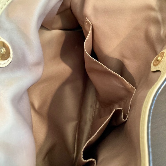 New Coach Madison Cafe Carryall Satchel ( Style 27859)  - Light Camel - Picture 9 of 13